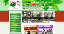 Desktop Screenshot of creativecottageonline.com